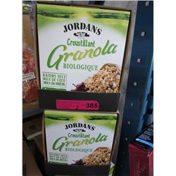 2 Cases of Jordan's Organic Granola