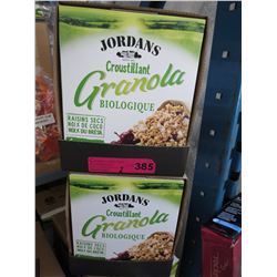 2 Cases of Jordan's Organic Granola
