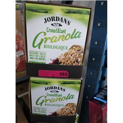 2 Cases of Jordan's Organic Granola
