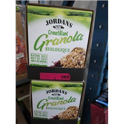 2 Cases of Jordan's Organic Granola
