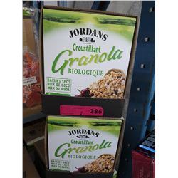 2 Cases of Jordan's Organic Granola