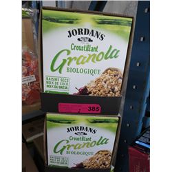 2 Cases of Jordan's Organic Granola