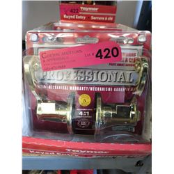 5 New keyed exterior door locks