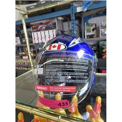 New visor helmet - blue