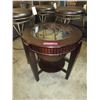Image 1 : NEW side table with glass insert