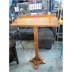 Wood lectern
