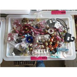New drilled glass beads & glass bead jewelry