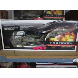 3 R/C Stealth hawk helicopters