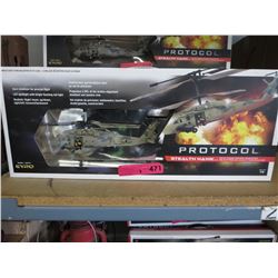 3 R/C Stealth hawk helicopters