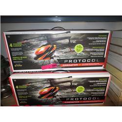 3 R/C Protocol helicopters