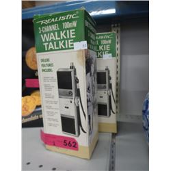 2 Vintage walkie-talkies