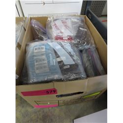 Box of new bead strands - many glass - 25 lbs