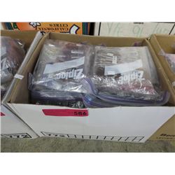 Box of new bead strands - many glass - 25 lbs