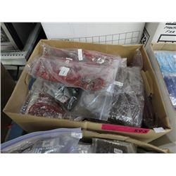 Box of new bead strands - many glass - 25 lbs