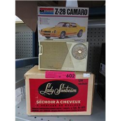 Vintage electronics & car model