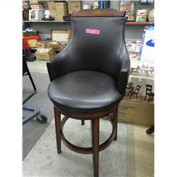 NEW swivel pub stool with a solid back