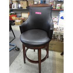 NEW swivel pub stool with a solid back