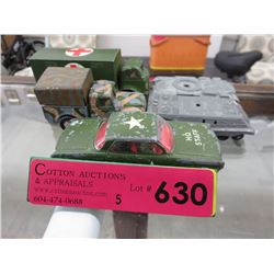 Vintage Die-cast military toys - Dinky & Corgi etc