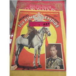 2 x 1937 Coronation souvenir books