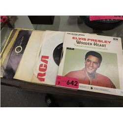 7 Vintage 45 RPM records