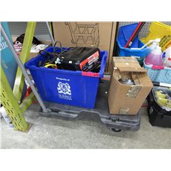 Rolling cart & contents
