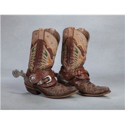 Roy Rogers' Eagle Boots and Bohlin Spurs