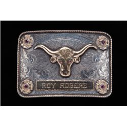 Roy Rogers' Personal Rodeo Trophy Buckle