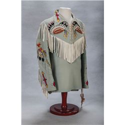 Roy Rogers' Nudie's Shirt with Embroidered Indian Motif