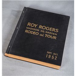 Roy Rogers Rodeo Scrapbook Madison Square Garden 1952