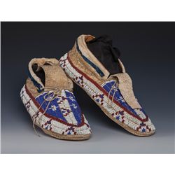 Sioux Men's Beaded Moccasins