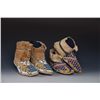 Image 1 : Two Pair of Northern Plains Moccasins