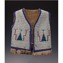 Sioux Child's Beaded Vest