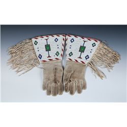 Northern Plains Beaded Gauntlets