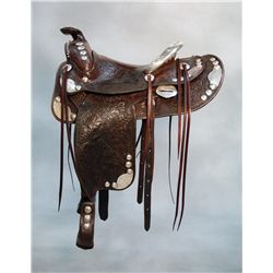 D.E. Walker, Visalia Cal., Silver Show Saddle