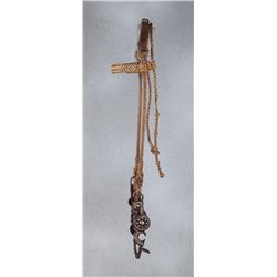 L.D. Stone Bit with Rawhide Bridle