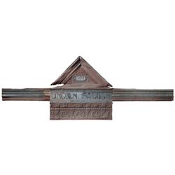 Lincoln Saloon Original Tin Sign, Lincoln, New Mexico