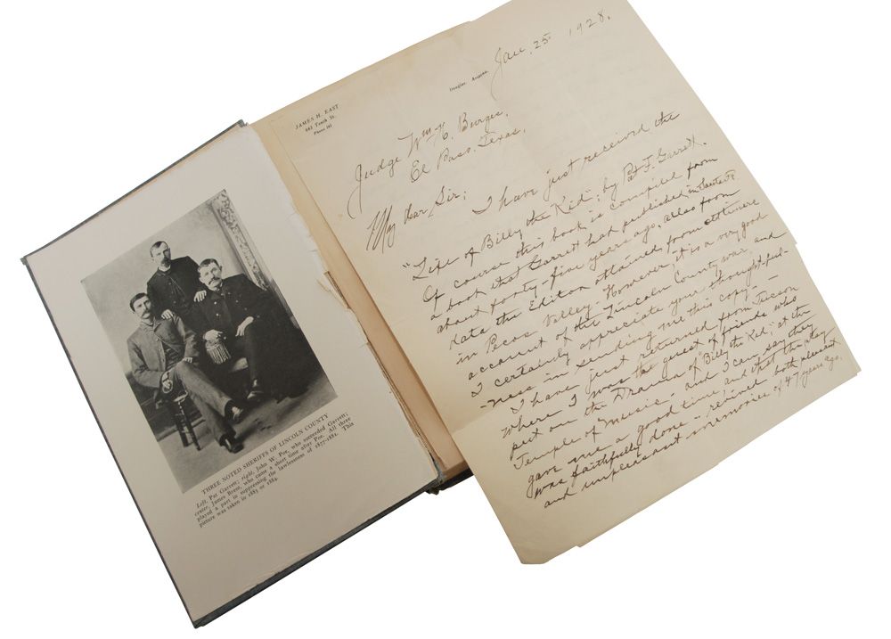 Important Copy of the Book, "The Authentic Life of Billy