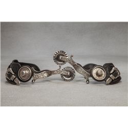 1930s Edward H. Bohlin Spurs on Iron