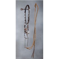 Luis Ortega Reins, Garcia Bit & Leather Headstall