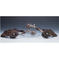 G. S. Garcia Inlaid Spurs