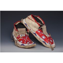Sioux Beaded and Quilled Moccasins
