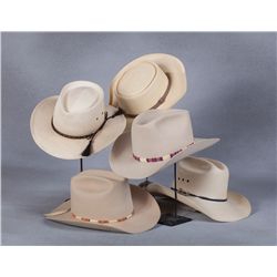 Five Hats Belonging to Harry Carey, Jr.