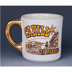 John Wayne "Cahill US Marshall" Coffee Mug Presented to Harry Carey, Jr.