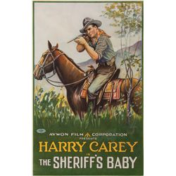 Harry Carey "The Sheriff's Baby" Poster