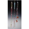 Image 1 : Lot of 3 Sioux Beaded and Quilled Awl Cases