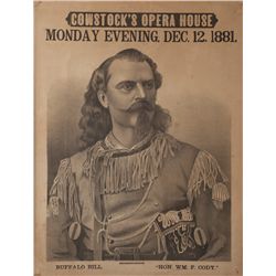 Rare Buffalo Bill Broadside