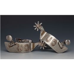 Rare E. F. Blanchard New Mexico Spurs