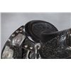 Image 2 : Bona Allen Silver and Gold Mounted Show Saddle
