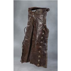 Two Pair of Studded Batwing Chaps