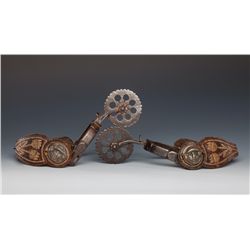 1850s Mexican Spurs with Great Conchos